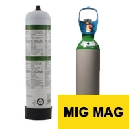 Bouteille de gaz argon+CO2 110B Cartouche de gaz 950 ml soudage  semi-automatique MIG-Bonbonne gaz grande contenance jetable - Cdiscount Au  quotidien